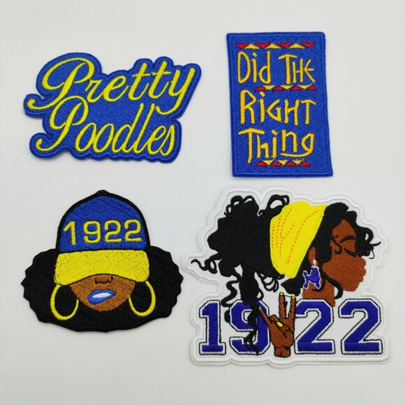 Sigma Gamma Rho 4 piece iron on patch set - Picture 2 of 2
